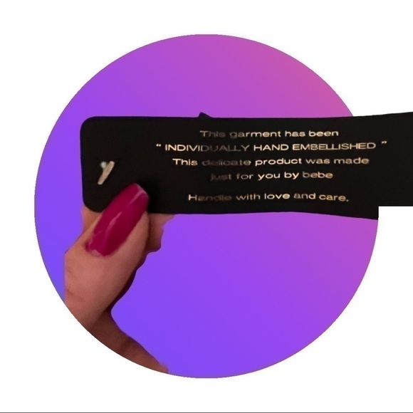 Bebe Brand New Hand-embellished Gorgeous Gown Dress Size Small - Picture 4 of 7